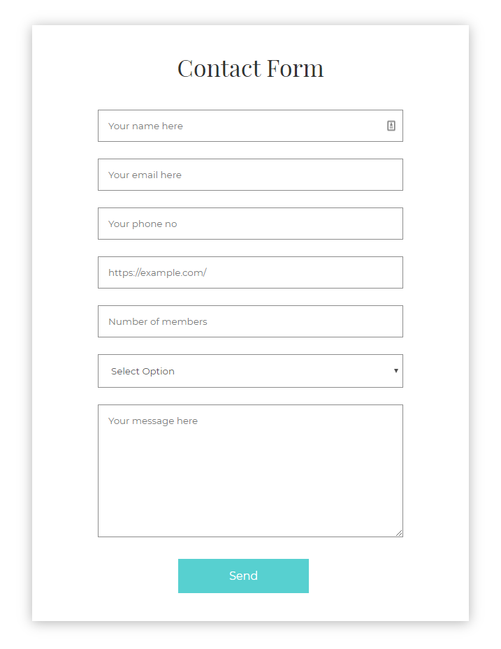 Placeholder Text in Contact Form 7